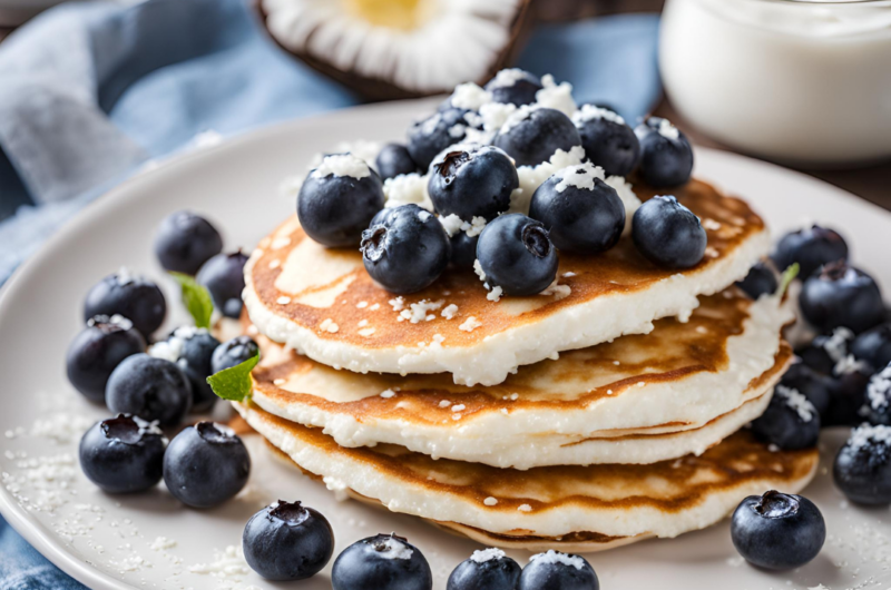 Niskohistaminowe śniadanie: Wysokobiałkowe, bezglutenowe placki kokosowe